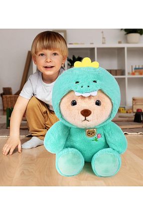 اسباب بازی مخملی سبز بچه گانه 45 cm Pababo - کد 833584060