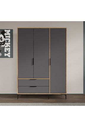کمد و کمد لباس طوسی Kapaklı ALONEX HOME - کد 808990628