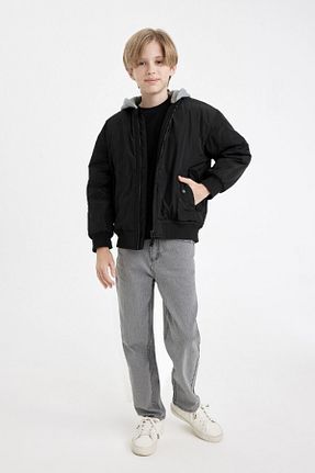 کاپشن مشکی بچه گانه رگولار Defacto - کد 856436640