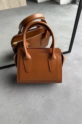 کیف پستچی قهوه ای زنانه چرم مصنوعی leonas - کد 925268581