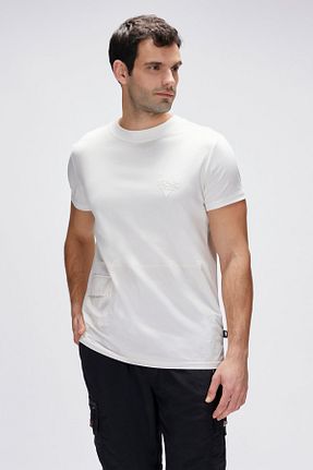 تیشرت سفید مردانه رگولار Bad Bear - کد 924436135