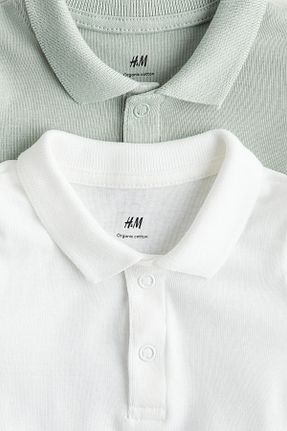 بادی رنگی بچه گانه یقه پولو H&M - کد 925295587