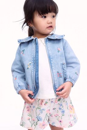 کت آبی بچه گانه پنبه ای H&M - کد 925295491