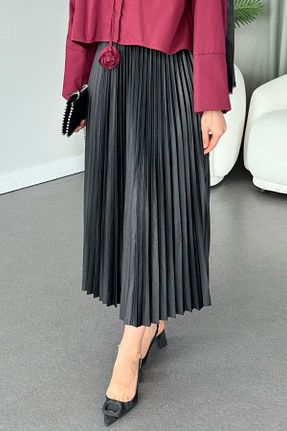 دامن حجاب مشکی زنانه رگولار HAZA MODA - کد 726387924