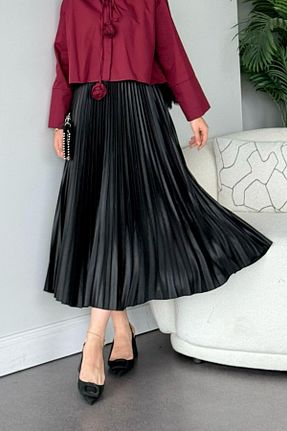 دامن حجاب مشکی زنانه رگولار HAZA MODA - کد 726387924