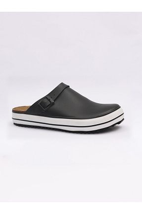 دمپائی اسپرت مشکی زنانه چرم مصنوعی COMFORT OF PANTOFOLE - کد 786523481