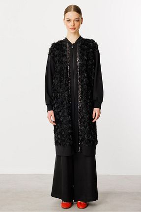 کلاه و ابایا مشکی زنانه بافتنی Micca - کد 924677744