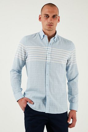 پیراهن آبی مردانه رگولار U.S. Polo Assn. - کد 924680596