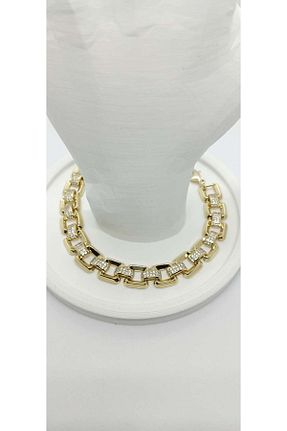 دستبند استیل (فولاد) طلائی استیل (فولاد) ndjewelry - کد 924680272