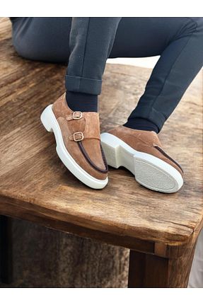 کفش کژوال قهوه ای مردانه پاشنه کوتاه (1 - 4 سانتی متر) ByItallanoshoes - کد 924690136