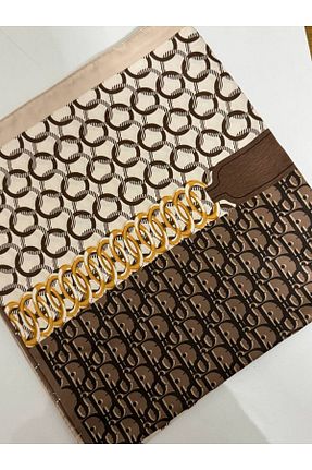 روسری قهوه ای İpek Tivil Hafsa Scarfs - کد 924699613