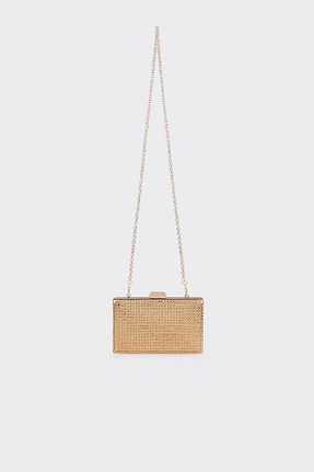 کیف دستی طلائی زنانه چرم مصنوعی Elle - کد 924708525