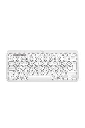 کیبورد سفید logitech - کد 768103248