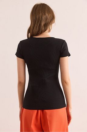 بلوز مشکی زنانه ساده Olalook - کد 924548016