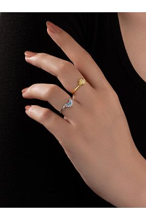 انگشتر استیل (فولاد) رنگی زنانه استیل ضد زنگ MAVEGA - کد 893732851