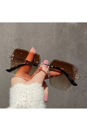 عینک آفتابی قهوه ای زنانه 52 pullmarkt - کد 924731824