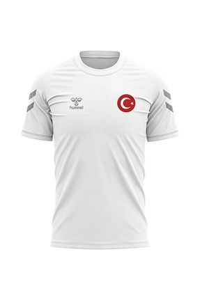تیشرت اسپرت سفید زنانه رگولار hummel - کد 924733025