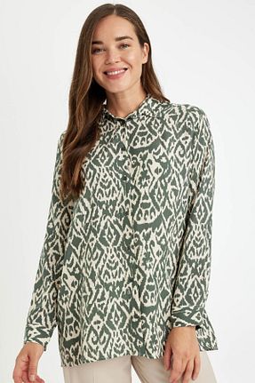 تونیک خاکی زنانه بافتنی Defacto - کد 846549735