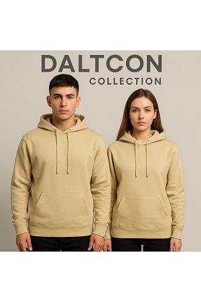 سوئیشرت بژ زنانه ساده DALTCON - کد 902906313