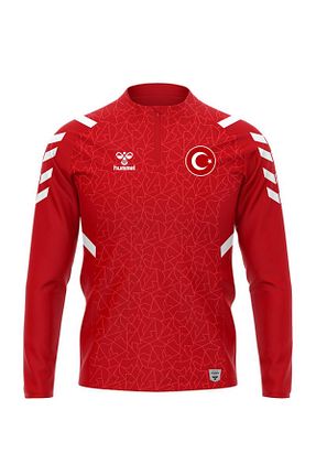 ست کرمکن اسپرت قرمز زنانه رگولار hummel - کد 925422121