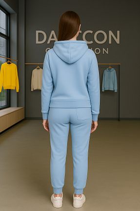 سوئیشرت آبی زنانه رگولار DALTCON - کد 902905295