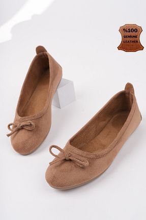 بابت قهوه ای زنانه چرم خالص Muggo - کد 917803159