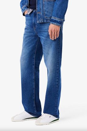 شلوار جین آبی مردانه پاچه ساده Lacoste - کد 924769662