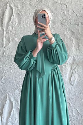 لباس حجاب سبز زنانه رگولار InStyle - کد 924768723