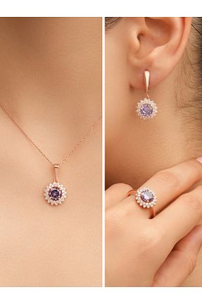 ست نقره زنانه 3 تایی Siset Gümüş - کد 88137240
