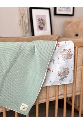 پتوی کودک و نوزاد سبز پنبه ای MİLNA BABY&KİDS - کد 683074425