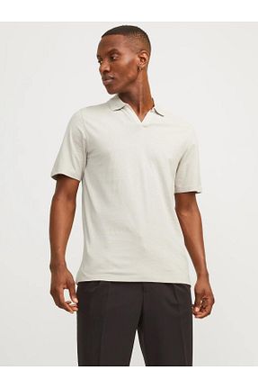 پولوشرت بژ مردانه %100 پنبه Jack & Jones - کد 816583656