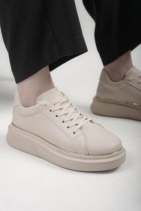 کفش اسنیکر بژ زنانه بند دار Stilbagshoes - کد 924780941
