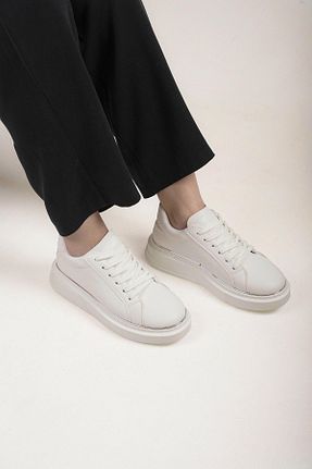 کفش اسنیکر سفید زنانه بند دار Stilbagshoes - کد 924780617
