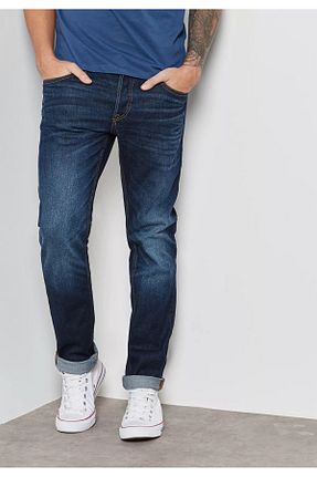 شلوار جین سرمه ای مردانه پاچه تنگ Jack & Jones - کد 736824428