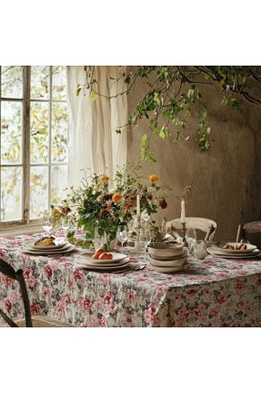 رومیزی رنگی کتان Meine Home - کد 922484405