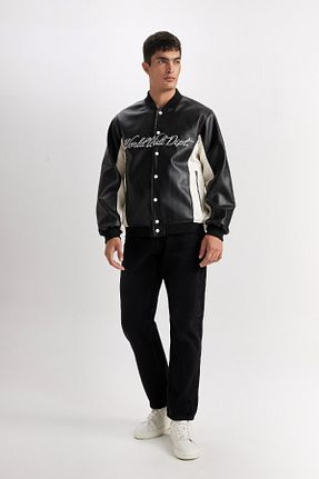 کت مشکی مردانه Bomber Defacto - کد 889859933