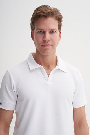 تیشرت سفید مردانه اسلیم فیت Cazador - کد 924803566