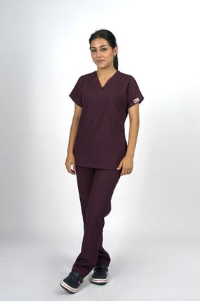 لباس کار بنفش SEZA TEKSTİL - کد 924805221