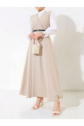 لباس حجاب بژ رگولار Modamorfo - کد 922097351