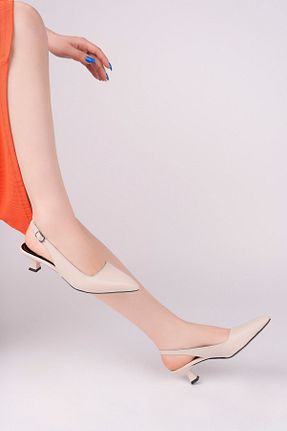 صندل بژ زنانه پاشنه ضخیم epaavm - کد 925558951