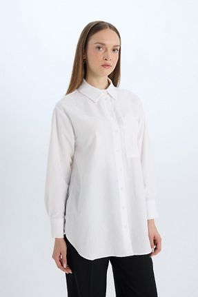 تونیک حجاب سفید زنانه بافتنی Defacto - کد 894728532