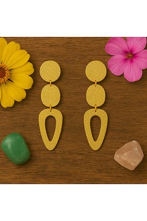 گوشواره نقره طلائی زنانه 925 عیار Ahududu Design - کد 924789382