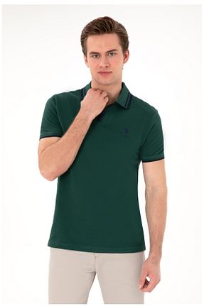 تیشرت سبز مردانه یقه پولو U.S. Polo Assn. - کد 924998473