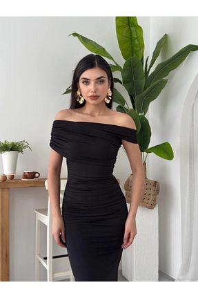 لباس مشکی زنانه بافتنی modaserdem - کد 922679341