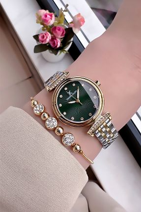 ساعت مچی طلائی زنانه 31-34 میلی متر Daniel Klein - کد 864512704
