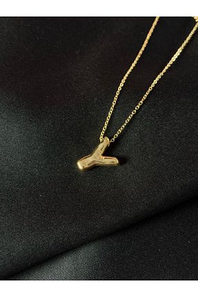 گردنبند استیل ( فولاد ) زرد زنانه استیل (فولاد) youngsem - کد 925009776