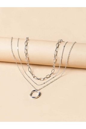 گردنبند استیل ( فولاد ) طوسی زنانه استیل (فولاد) luxaria - کد 925008073