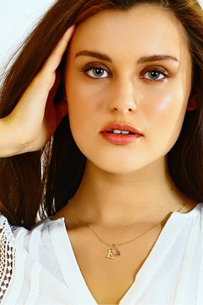 گردنبند نقره طلائی زنانه 925 عیار Tasarlatak - کد 925024157