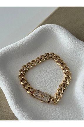 دستبند استیل (فولاد) زرد استیل (فولاد) NAVY - کد 925021136