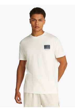 تیشرت نباتی مردانه یقه دوچرخه Tommy Jeans - کد 925034982